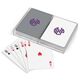 4 Initial Rounded Monogram Double Deck Playing Cards Image 1 of 2